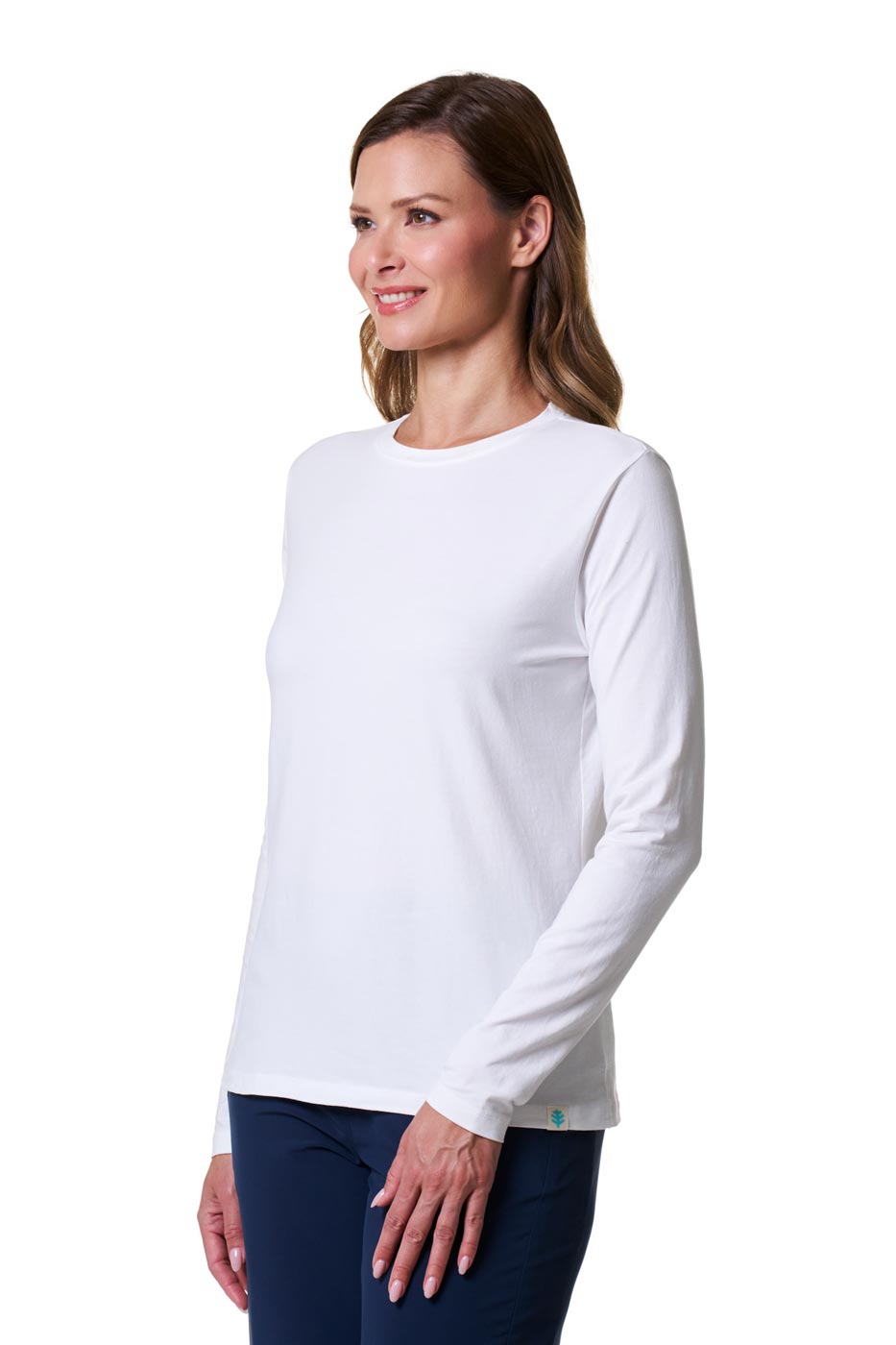Women's Morada Everyday Long Sleeve T-Shirt | White — gallery