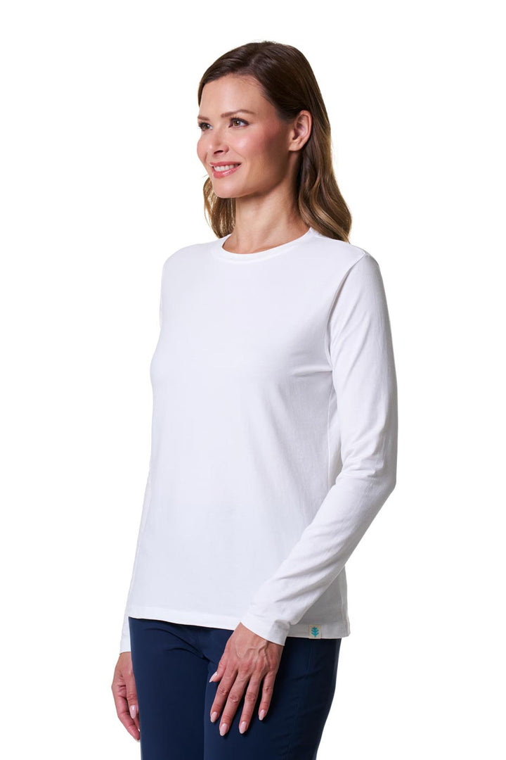 Women's Morada Everyday Long Sleeve T-Shirt | White — gallery