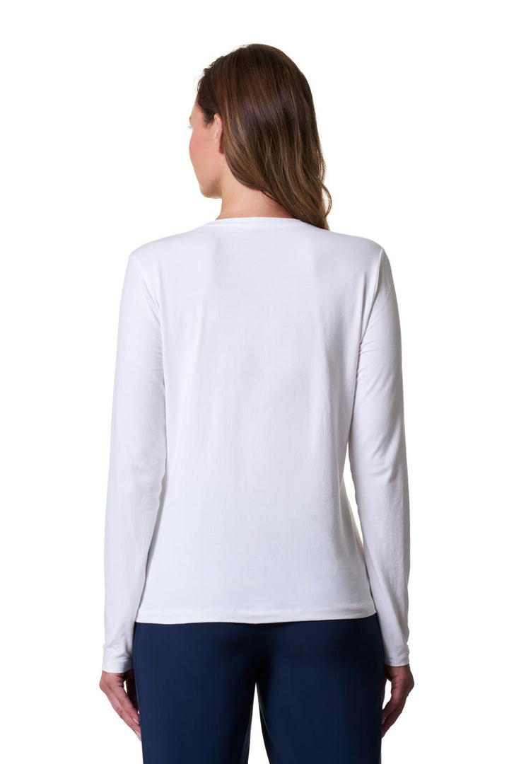 Women's Morada Everyday Long Sleeve T-Shirt | White — gallery