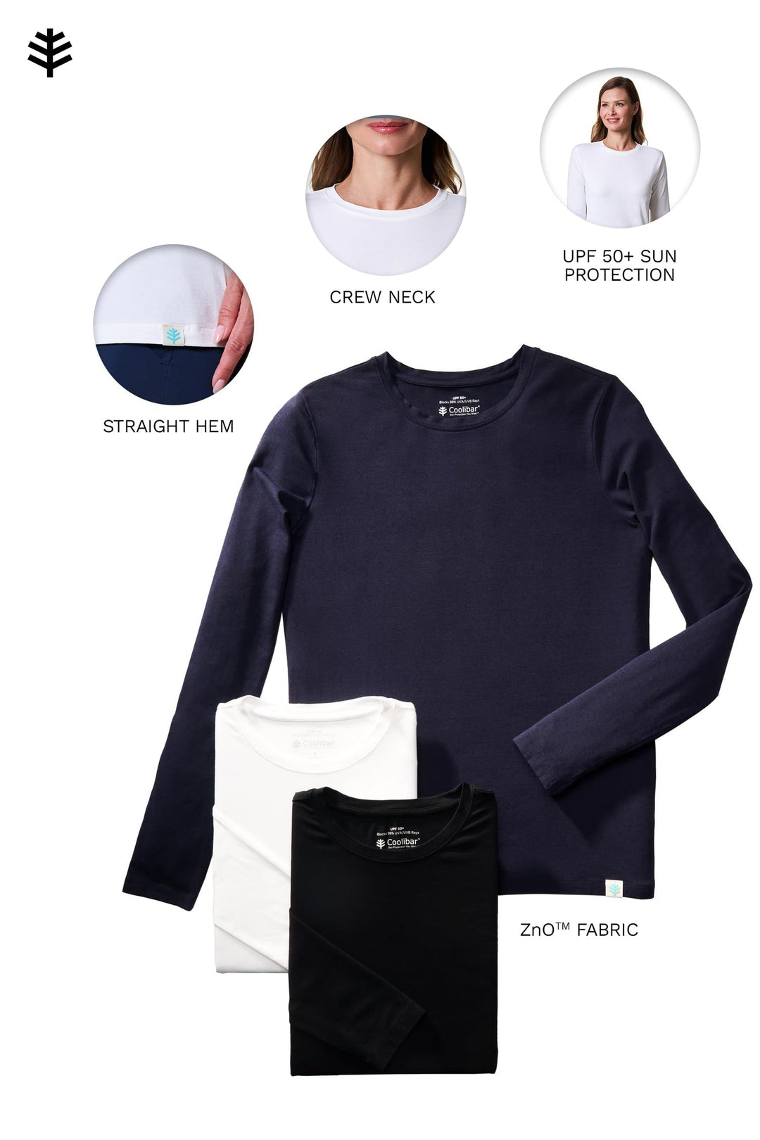 Women's Morada Everyday Long Sleeve T-Shirt | White — gallery