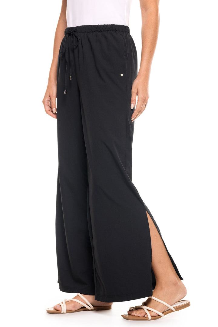 Women's Petra Wide Leg Pant | Black — gallery