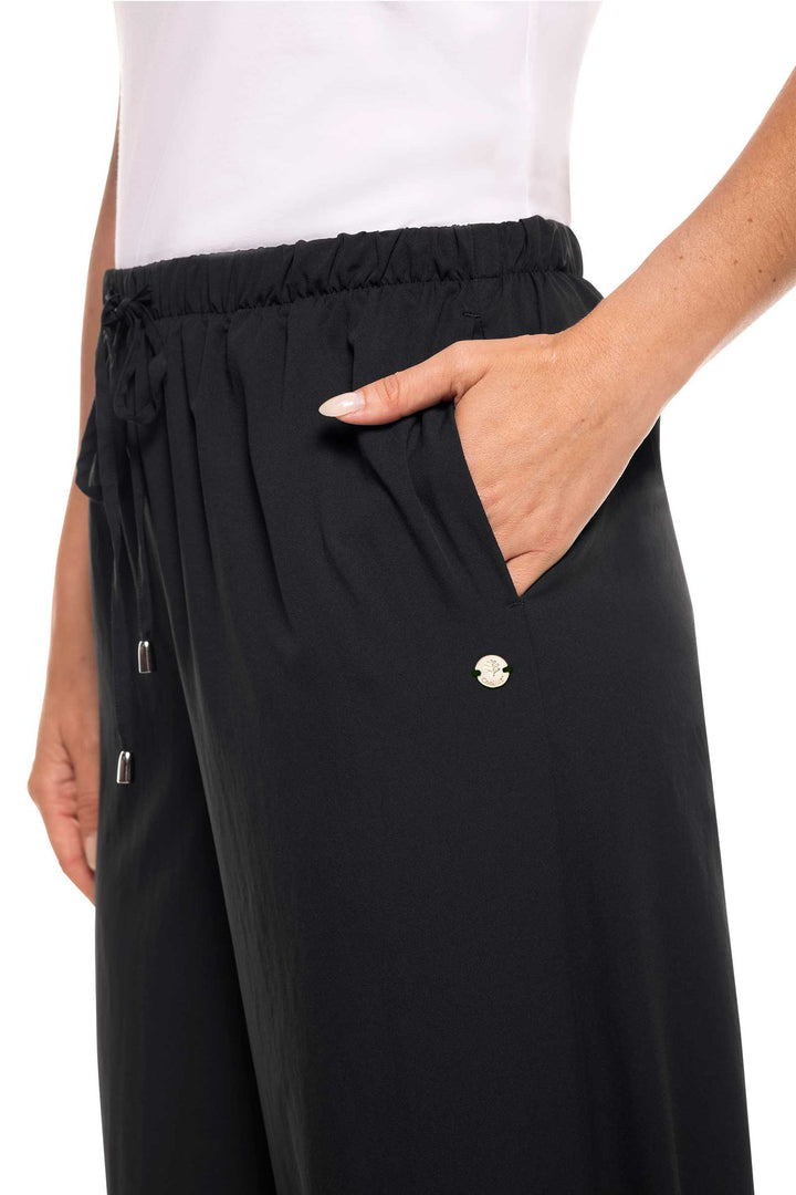 Women's Petra Wide Leg Pant | Black — gallery