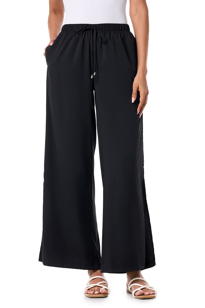 Women's Petra Wide Leg Pant | Black — gallery