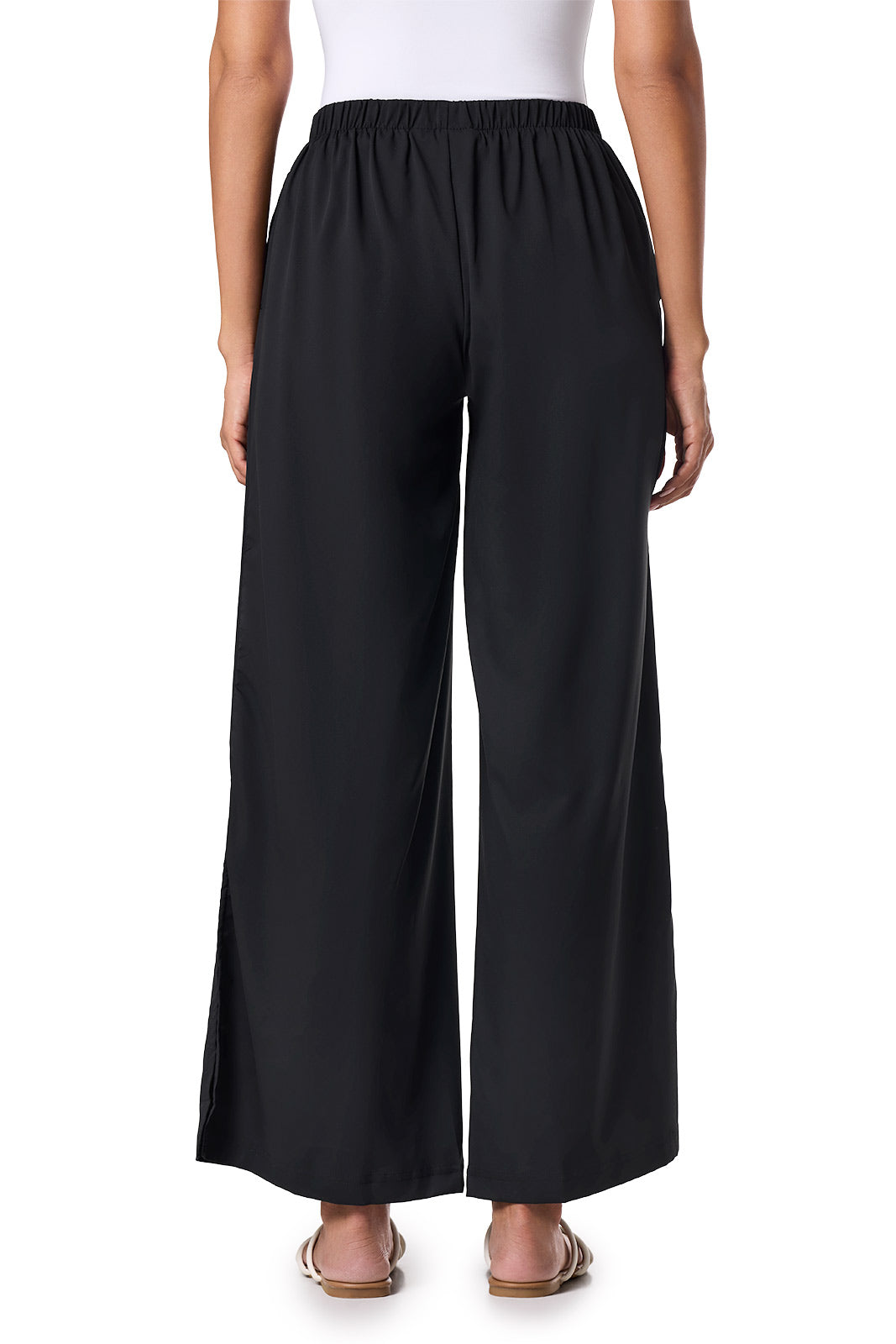 Women's Petra Wide Leg Pant | Black — gallery