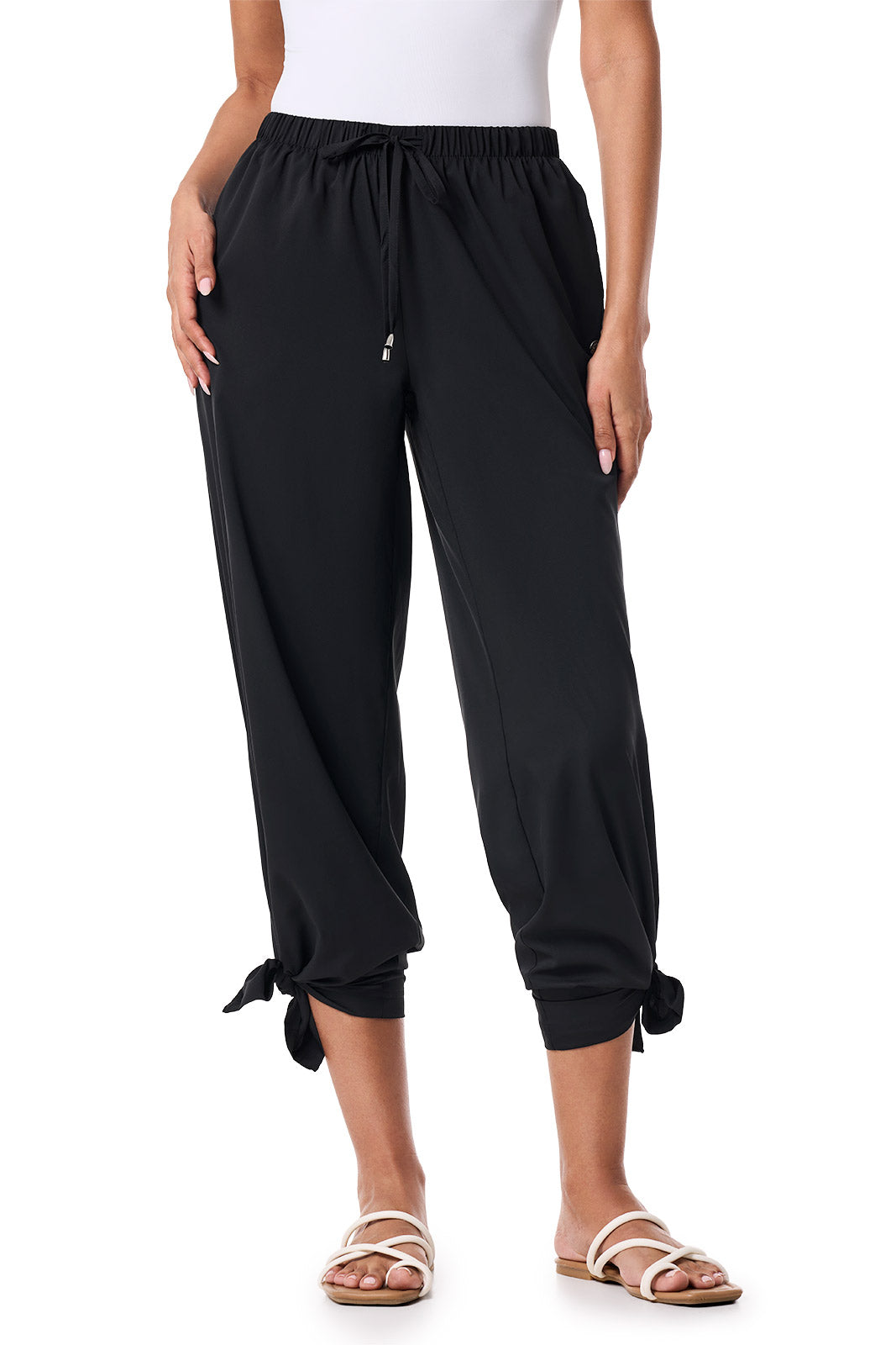 Women's Petra Wide Leg Pant | Black — gallery