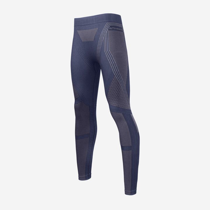 Quick-Drying Soft Compression Base Layer for Men - Blue (Legging)