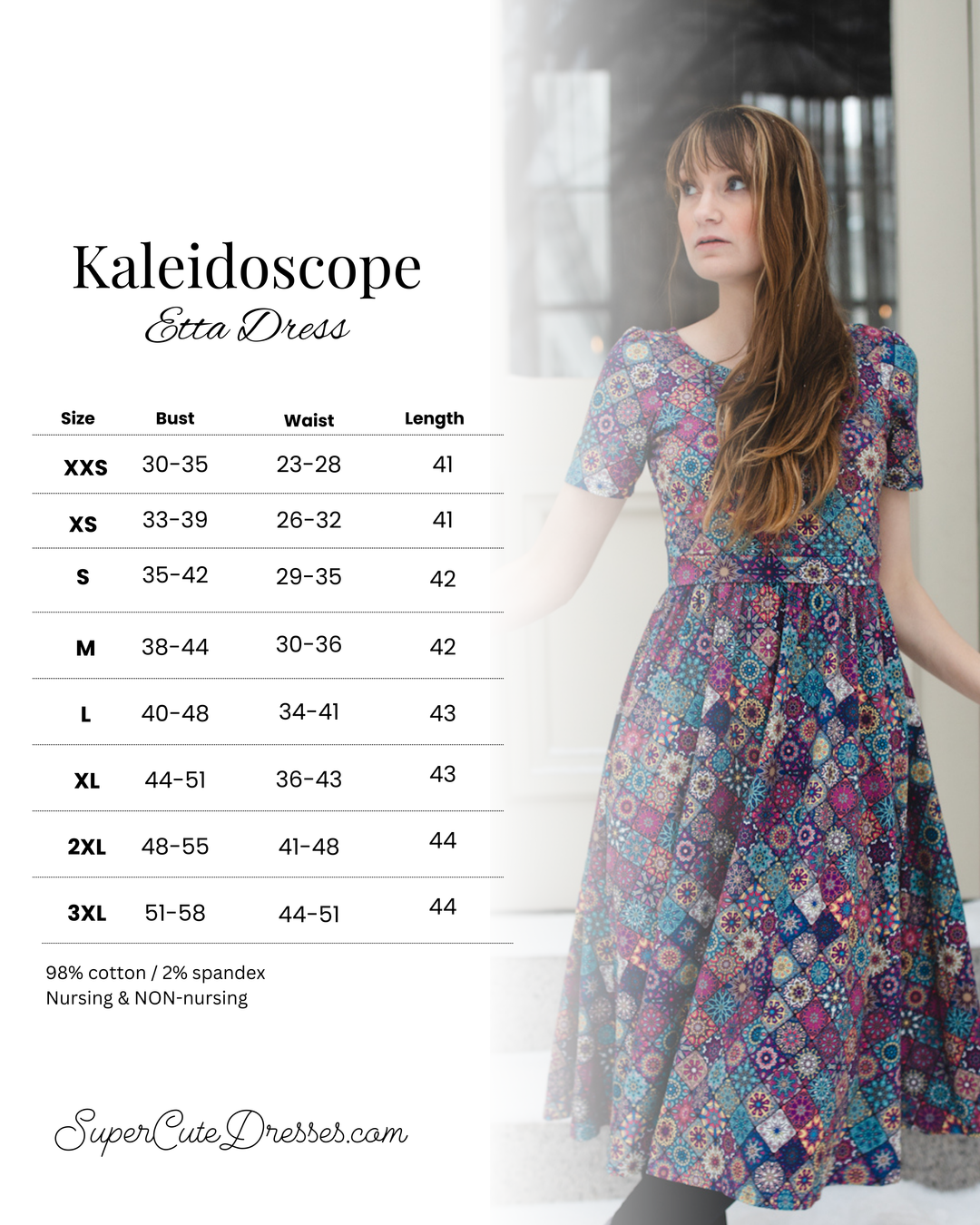 Kaleidoscope ~ Etta Dress for Women - gallery