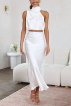 Inaia - Stylish Long Skirt Ensemble