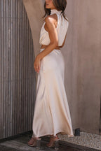 Inaia - Stylish Long Skirt Ensemble