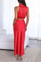 Inaia - Stylish Long Skirt Ensemble