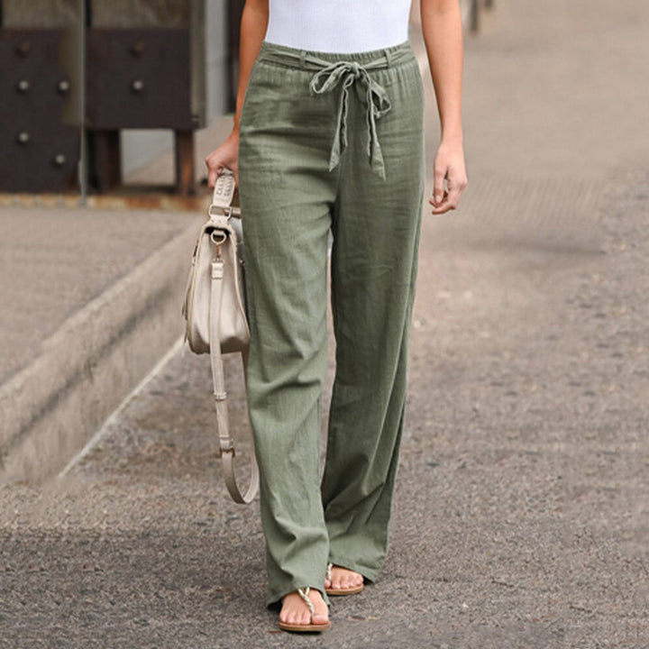 Relaxed Linen Wide-Leg Trousers for Easy Summer Days