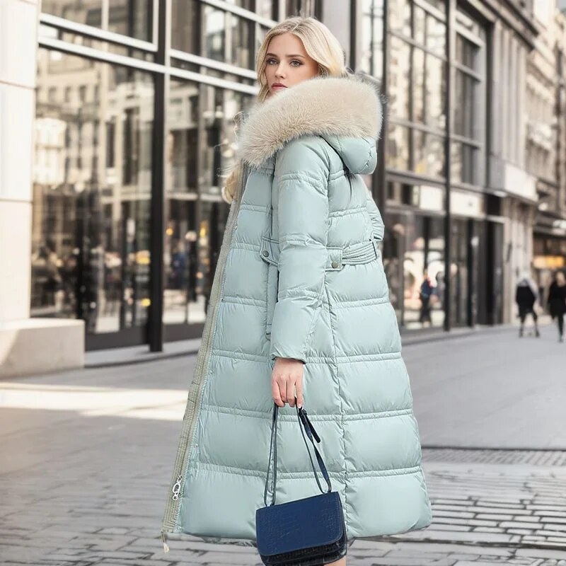 Longline Parka Coat in a Clean, Elongating Cut