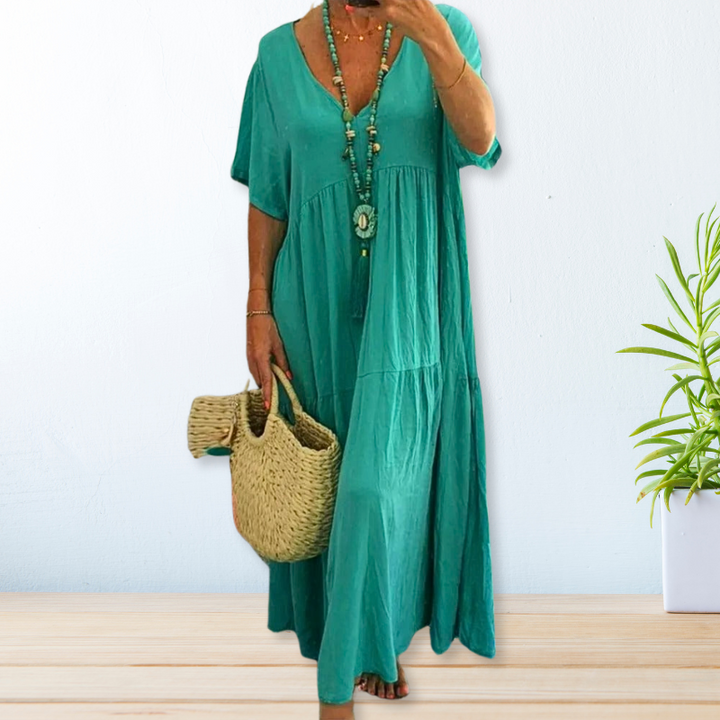 Andrea Cotton Dress - Classic Cut for Every Season