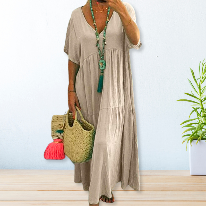 Andrea Cotton Dress - Classic Cut for Every Season