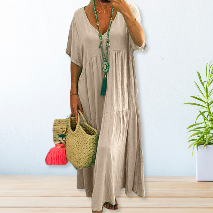 Andrea Cotton Dress - Classic Cut for Every Season