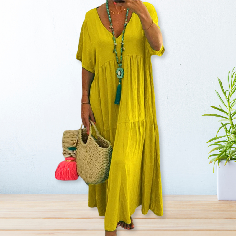 Andrea Cotton Dress - Classic Cut for Every Season