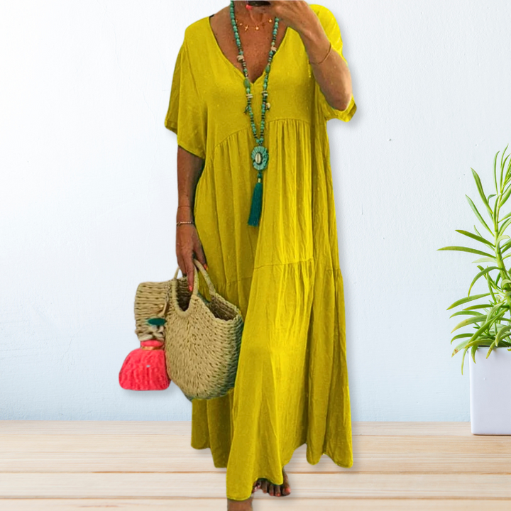 Andrea Cotton Dress - Classic Cut for Every Season