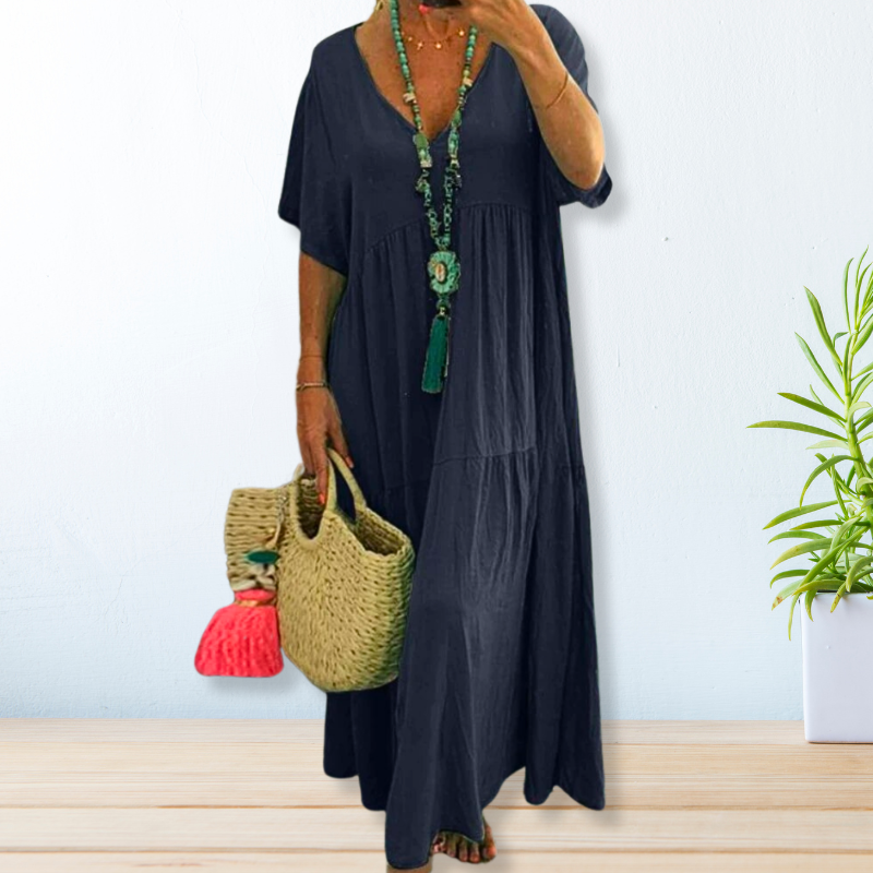 Andrea Cotton Dress - Classic Cut for Every Season