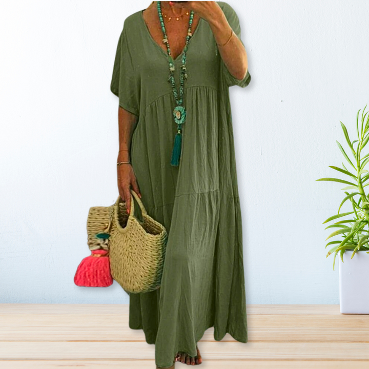 Andrea Cotton Dress - Classic Cut for Every Season