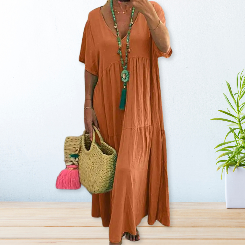Andrea Cotton Dress - Classic Cut for Every Season
