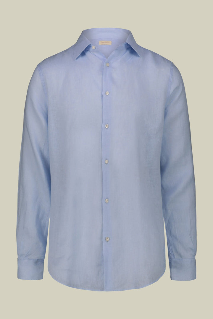 Classic Collar Pure Linen Comfort Shirt for Men