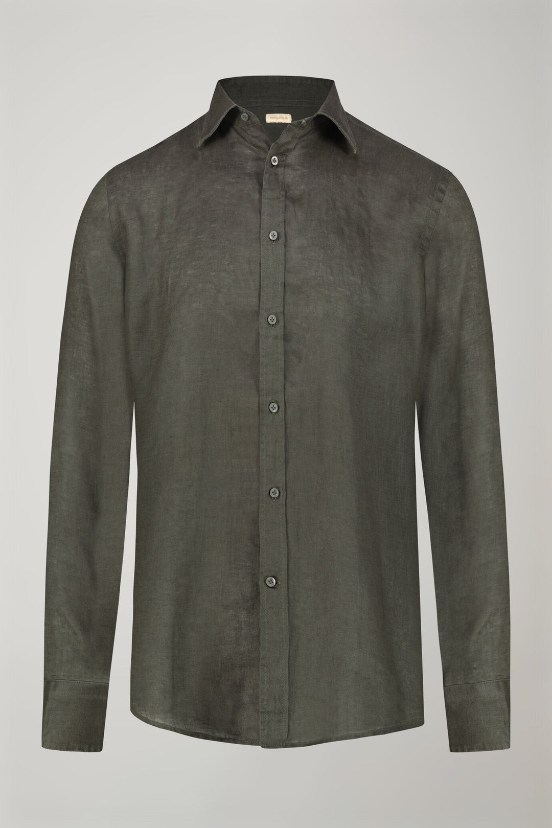 Classic Collar Pure Linen Comfort Shirt for Men — MILITARY