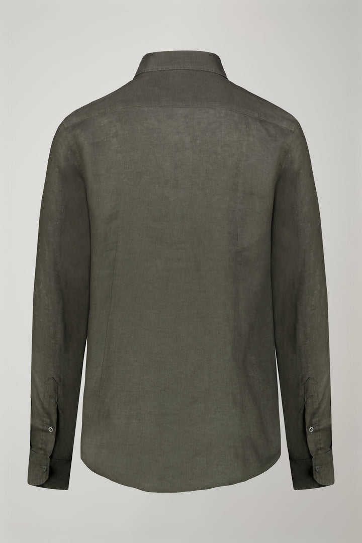 Classic Collar Pure Linen Comfort Shirt for Men — gallery