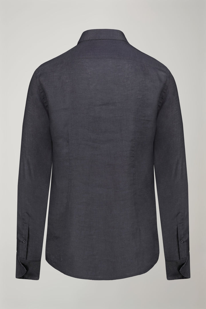 Classic Collar Pure Linen Comfort Shirt for Men — gallery