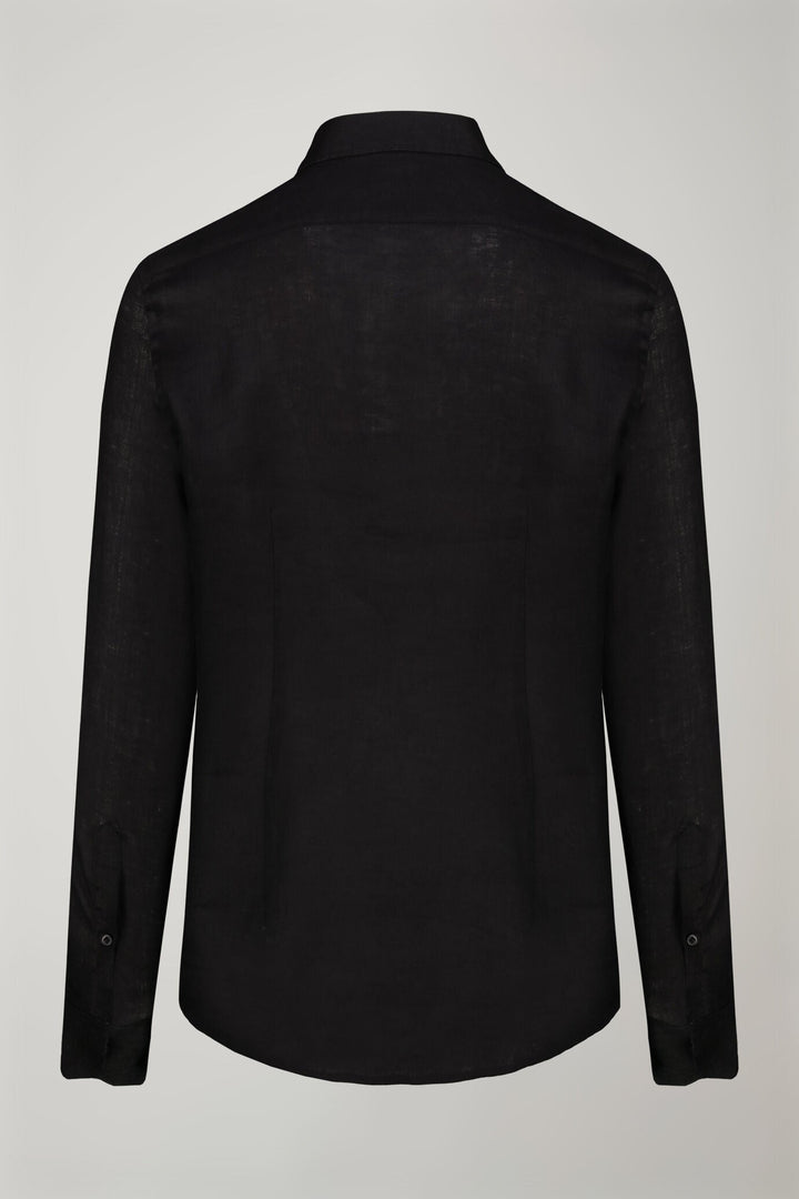 Classic Collar Pure Linen Comfort Shirt for Men — gallery