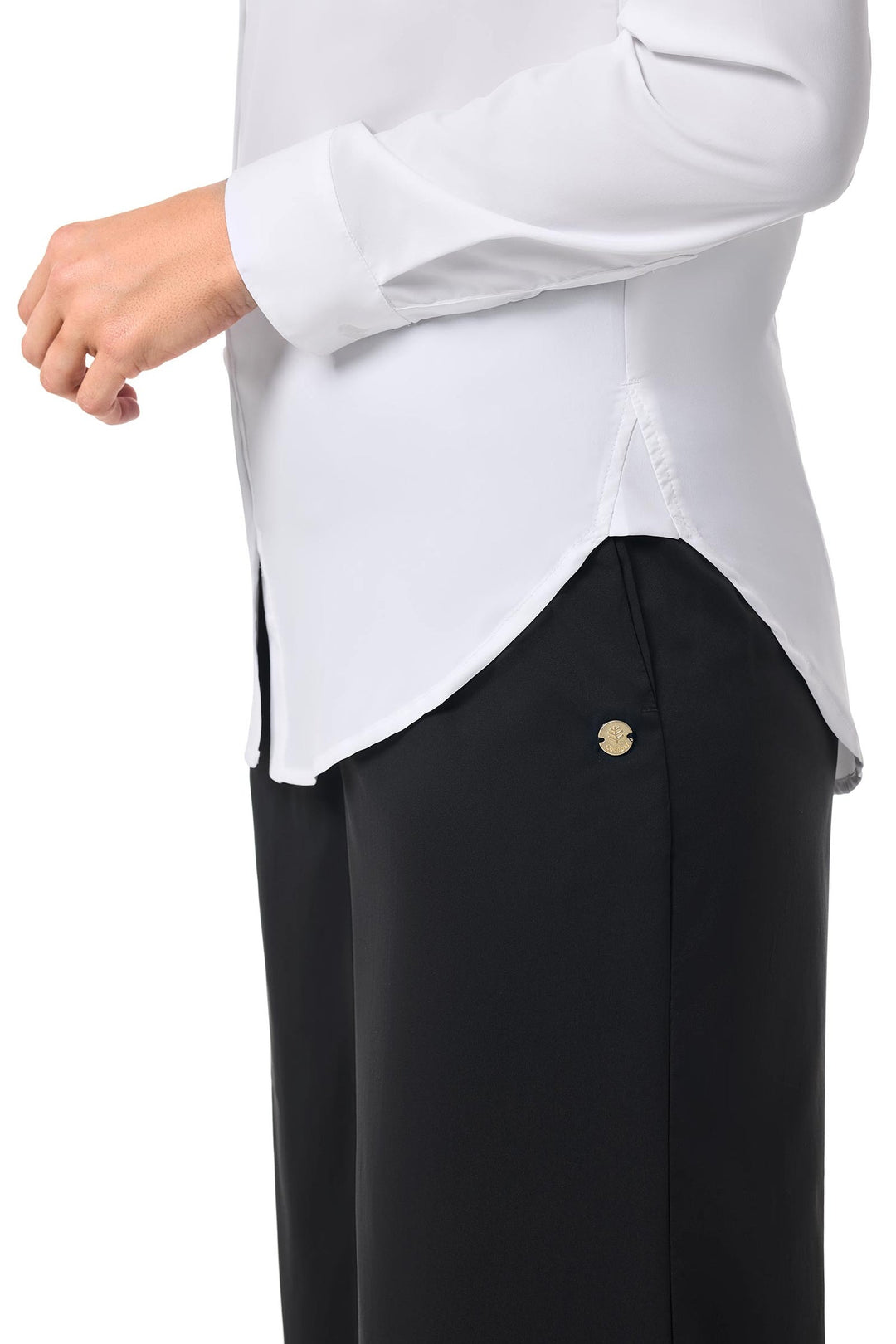 Women's Rhodes Long Sleeve Shirt | White — gallery