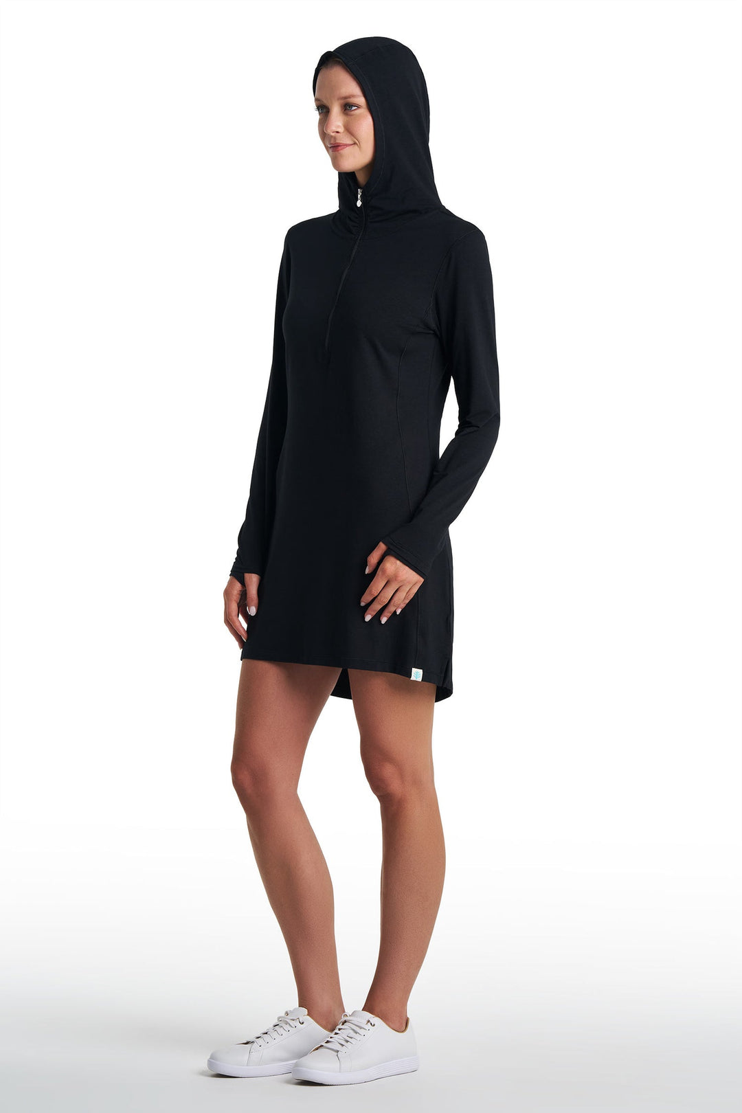 Women's Catalina Beach Cover-Up Dress | Black — gallery