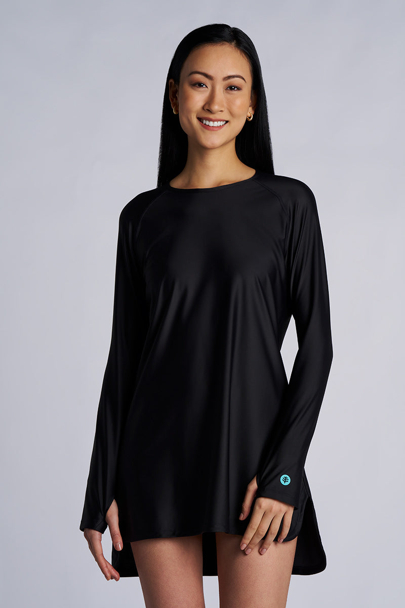 Women's Seacoast Crew Cover Up Dress | Black