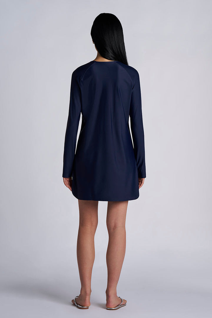 Women's Seacoast Crew Cover Up Dress | Navy — gallery