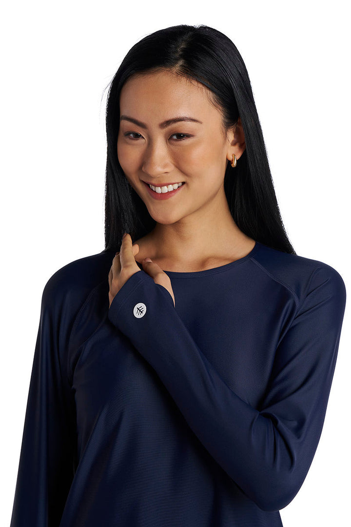 Women's Seacoast Crew Cover Up Dress | Navy — gallery