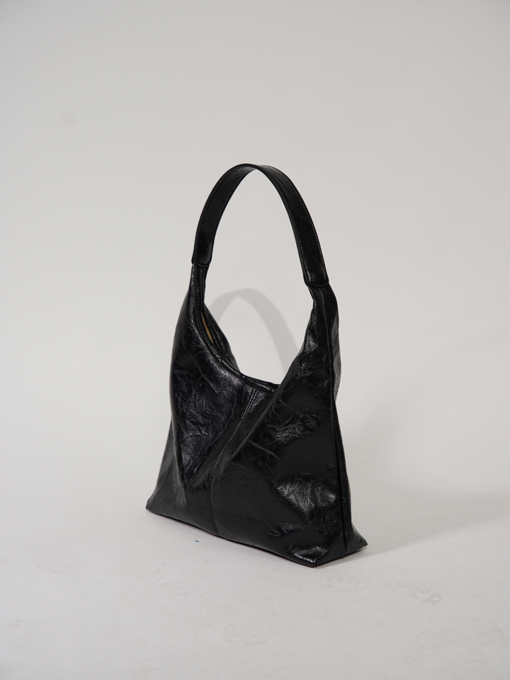 Worn-in Distressed Leather Tote Bag for Women