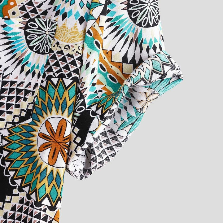Vintage Printed Loose Casual Shirt for Men - gallery