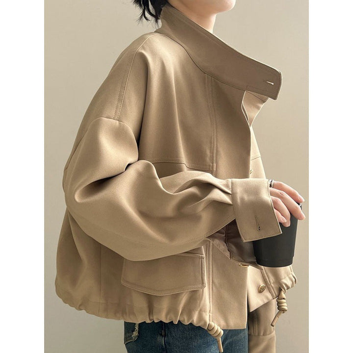 Daisy Floral Jacket with Structured Collar for Women