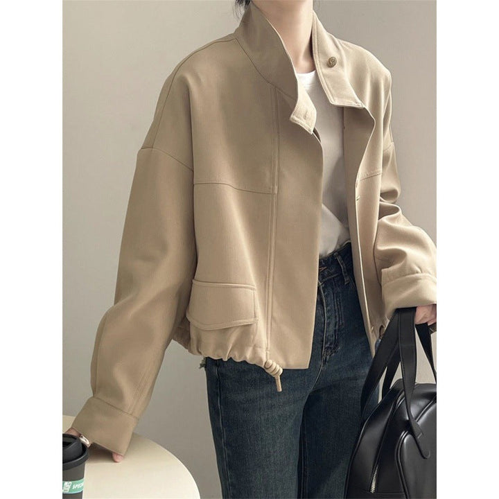 Daisy Floral Jacket with Structured Collar for Women