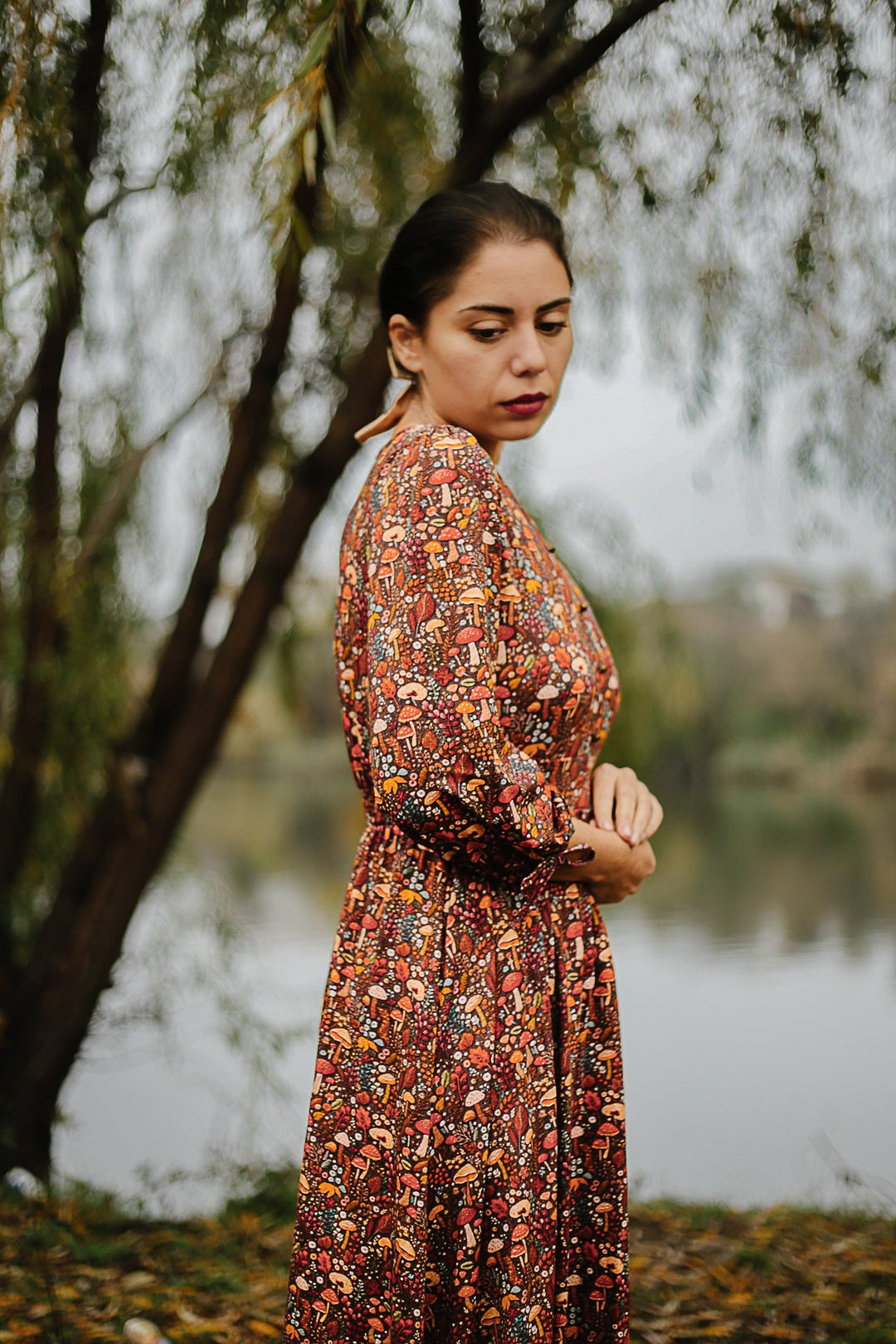 Printed Maxi Dress for Women - gallery