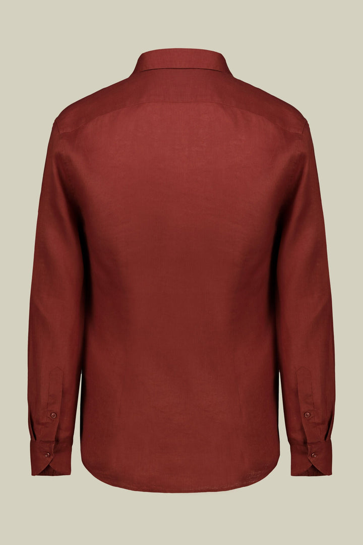 Classic Collar Pure Linen Shirt — Multi-Colour for Men — gallery