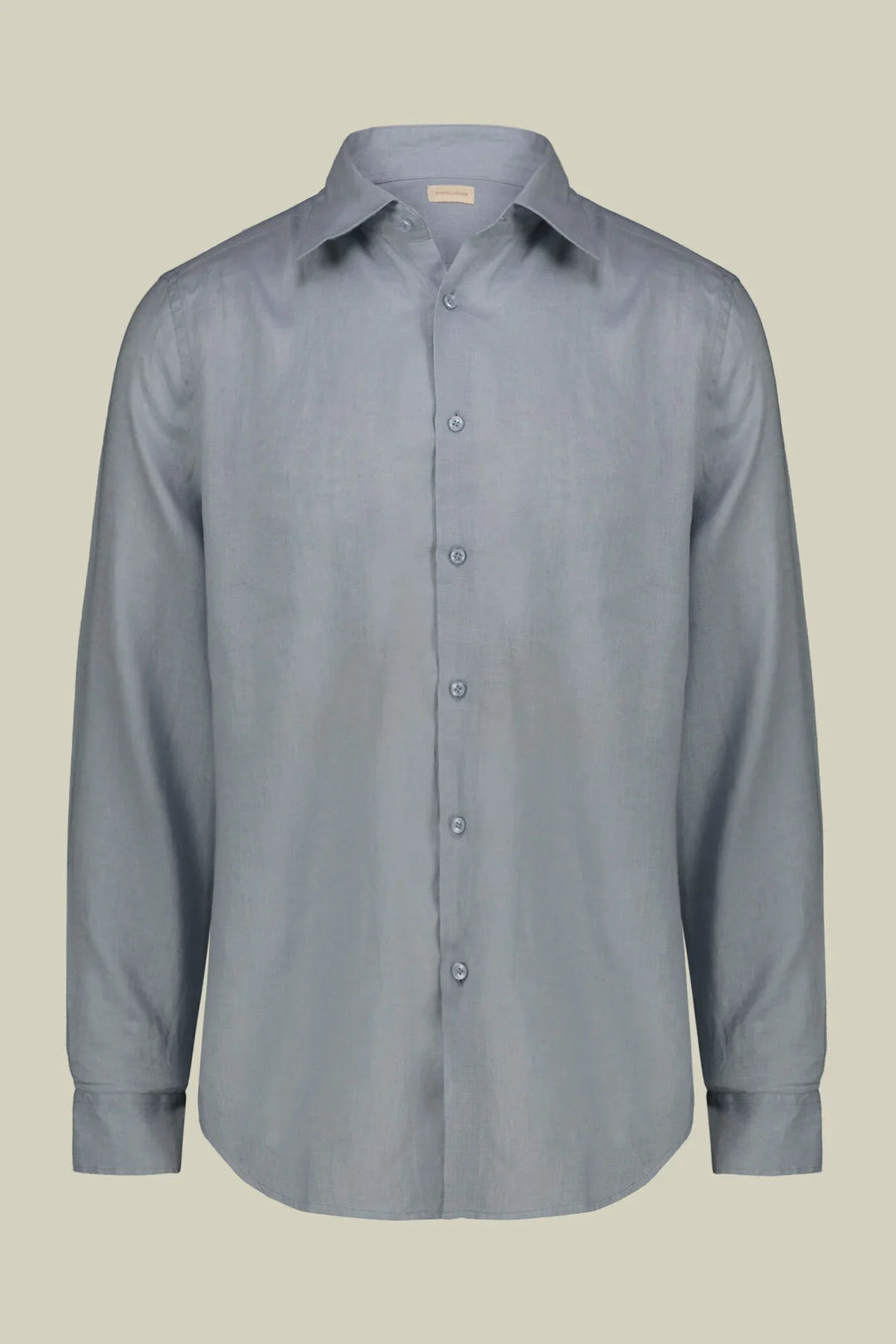 Classic Collar Pure Linen Shirt — Multi-Colour for Men — SKY