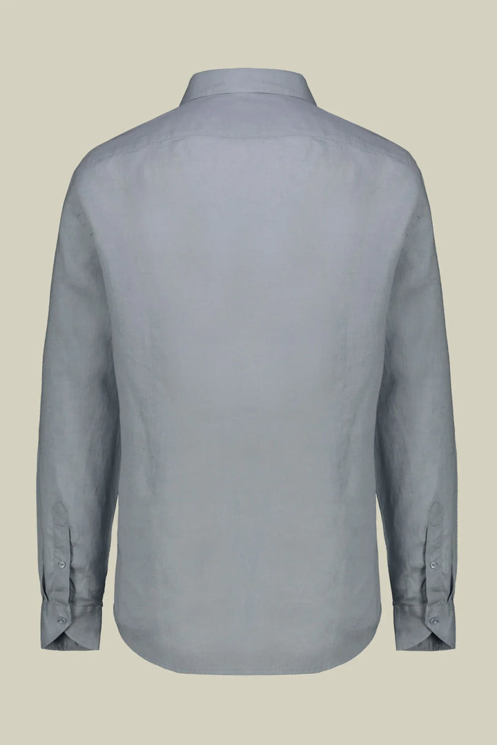 Classic Collar Pure Linen Shirt — Multi-Colour for Men — gallery
