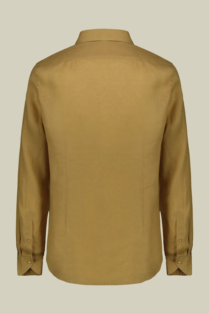 Classic Collar Pure Linen Shirt — Multi-Colour for Men — gallery