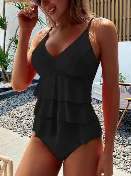 Tummy Control One-Piece Swimsuit in Four Colours