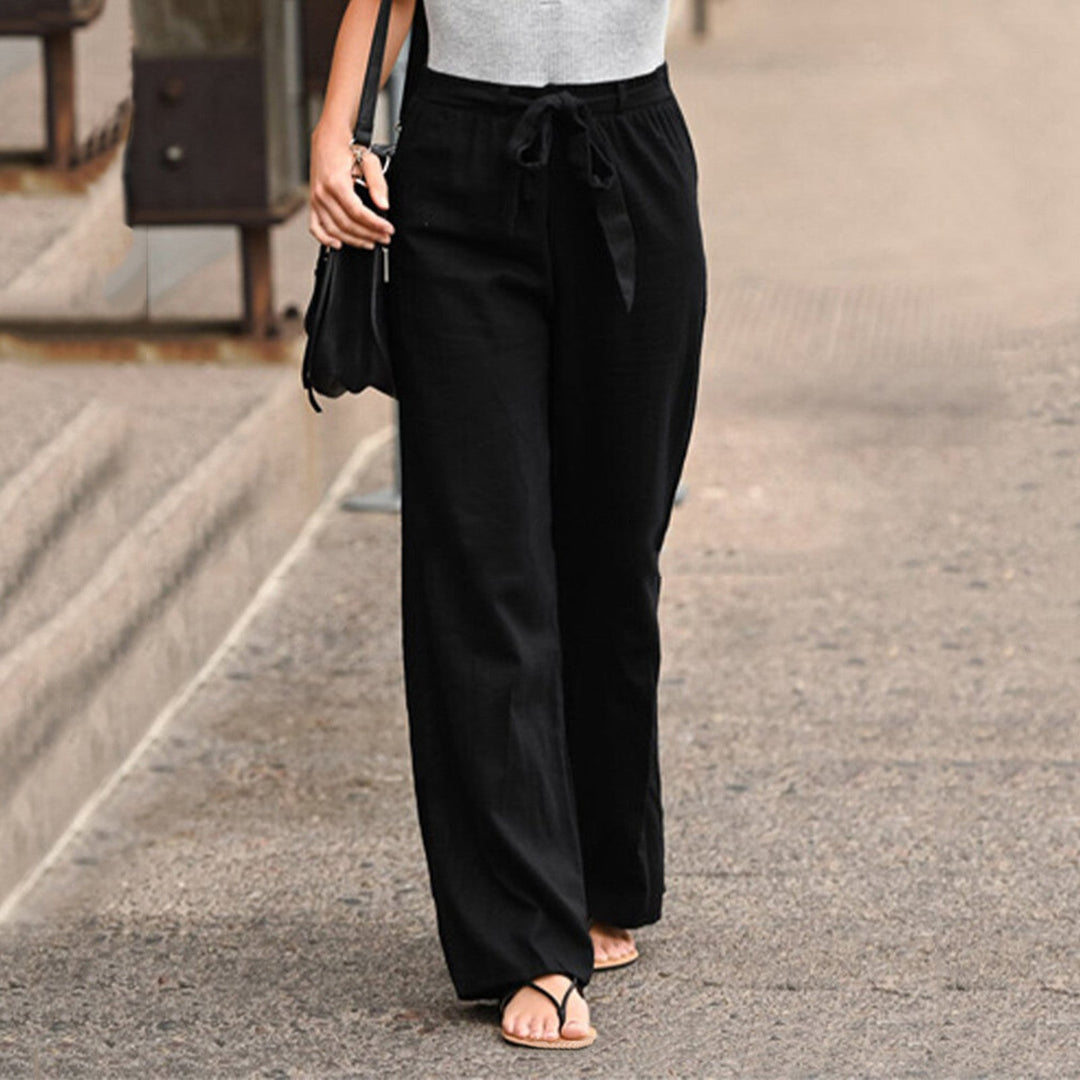 Relaxed Linen Wide-Leg Trousers for Easy Summer Days