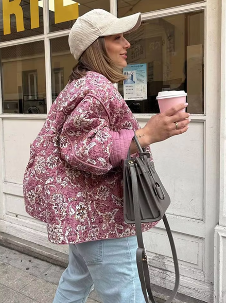 Quilted Insulated Jacket for Autumn and Winter Layering