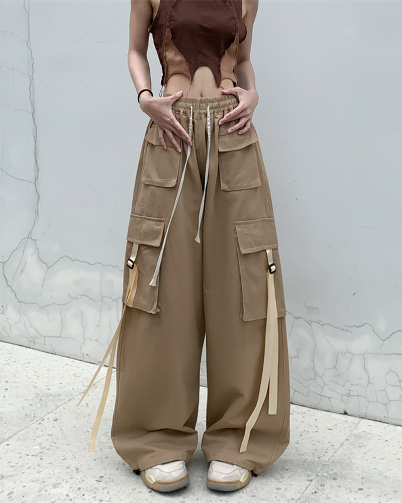 Baggy Cargo Pants Trousers for Women