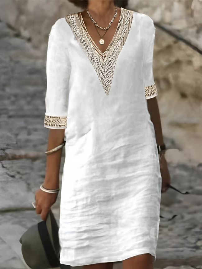 Women's Relaxed-Fit Cotton Dress for Everyday Wear