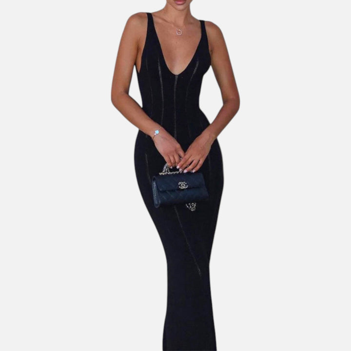 Avanti Backless Maxi Dress for Women