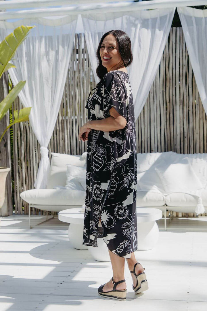 Juno Long Kaftan Dress for Women - gallery